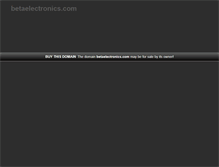 Tablet Screenshot of betaelectronics.com